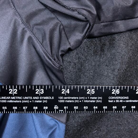 Greg Norman Mens Jacket Blue Black Full Zip Epic 1/2 Sleeve Golf Rain Large - Picture 8 of 12